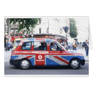 LONDON CAB HÄLSNINGSKORT