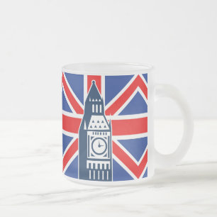 London Calling Frostad Glasmugg