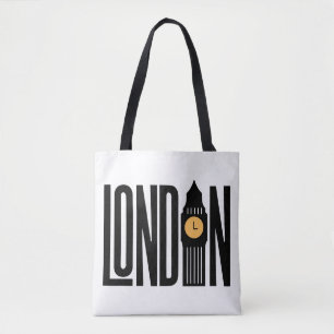 London Calling - Iconic Landmarks Tote Bag Tygkasse