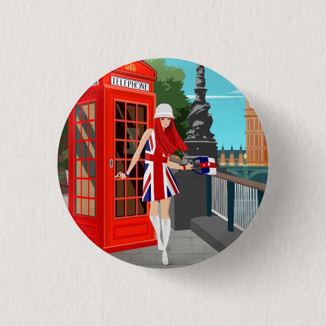 London Calling Knapp (Framsida)