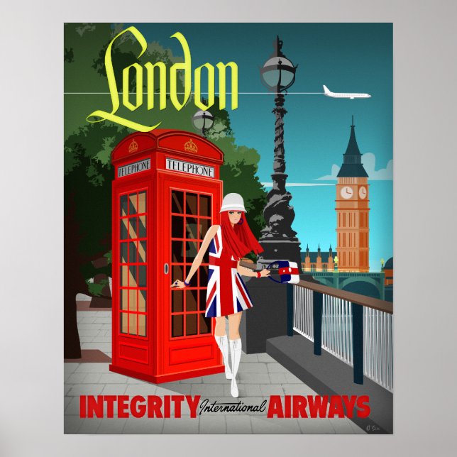 London Calling Small Poster (Framsidan)