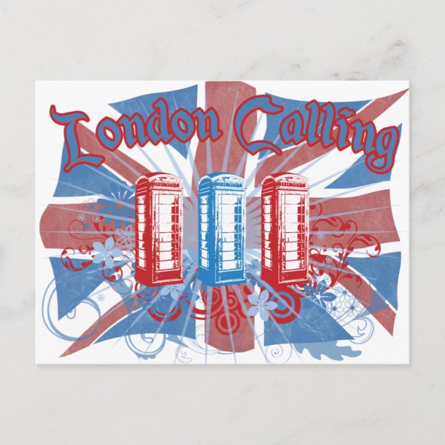 London Calling Vykort (Framsida)