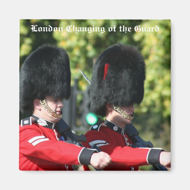 London Changing of the Guard Magnet (Framsidan)