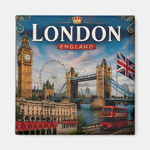 🧲 London City Break-minne från England 🏙️ Magnet