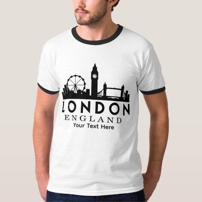London City Landmark Travel Design T Shirt (Framsida)
