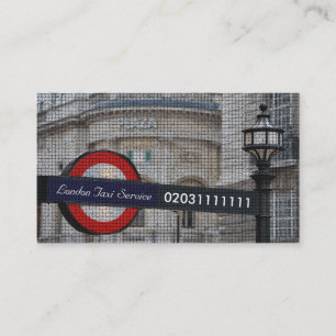 London City Mosaic Taxi Service Visitkort