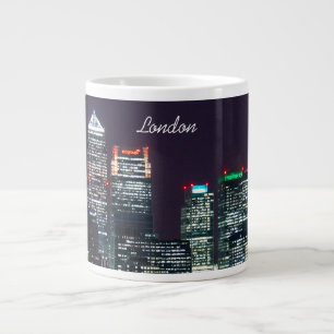 London City Night Skyline UK British Travel Jumbo Mugg