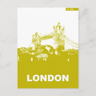 London City Poster Vykort