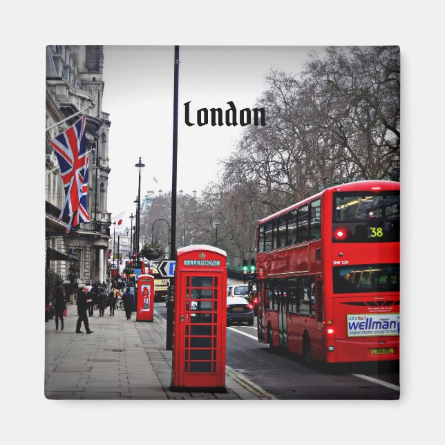 London cityscape magnet (Framsidan)