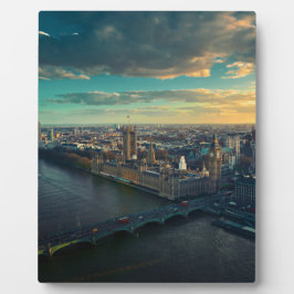 London Cityscape med Sunset