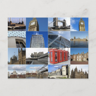 London collage vykort