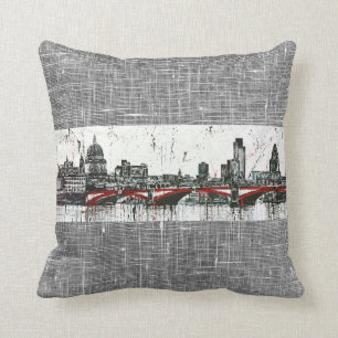 London dekorativ kudde 16" x 16",