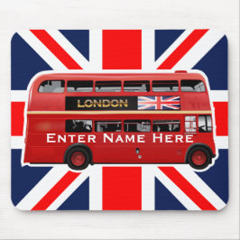 London den röda bussen musmatta
