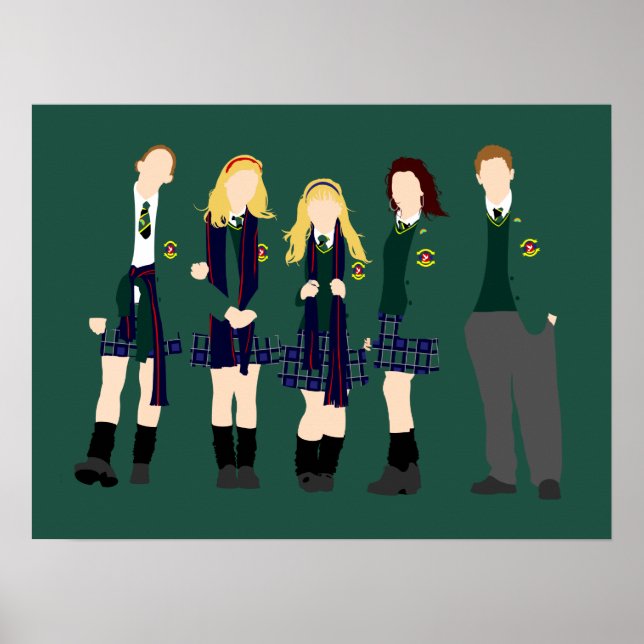 London Derry School Girls minamilist art Poster (Framsidan)