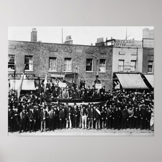 London Dock Strejka, 1889 2 Poster (Framsidan)