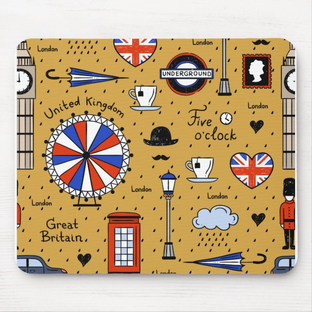 London Doodles Musmatta (Framsidan)