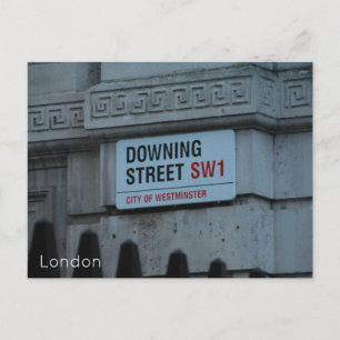 London - Downing Street Helg Vykort