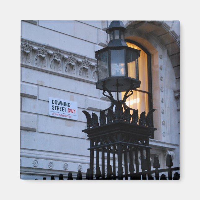 London - Downing Street Magnet (Framsidan)