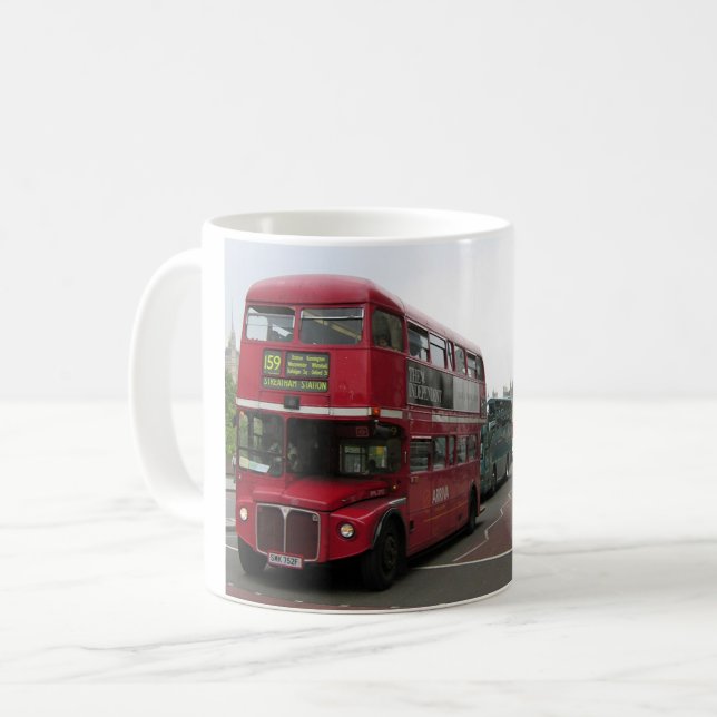 London dubbeldäckarebuss kaffemugg (Framsida vänster)