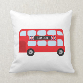 London dubbeldäckarebuss kudde