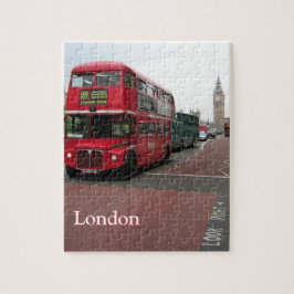 London dubbeldäckarebuss pussel