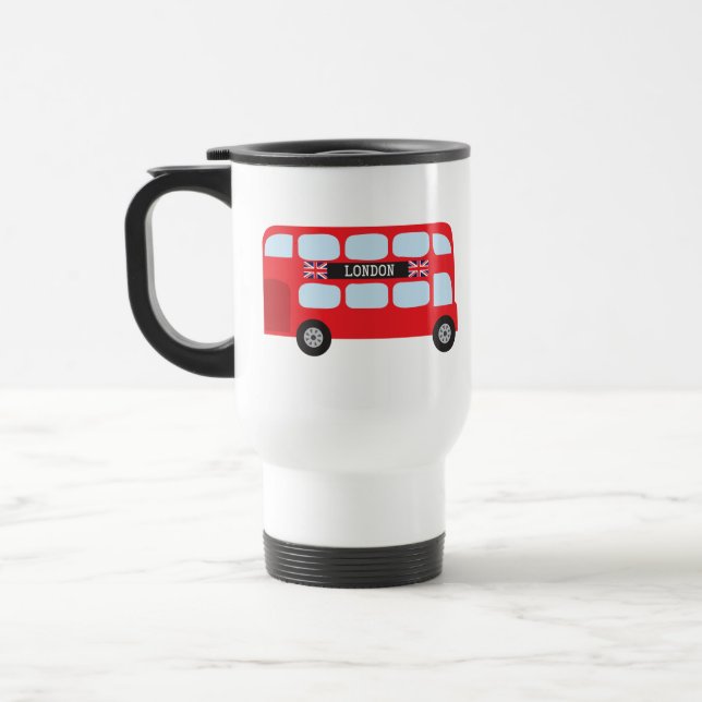 London dubbeldäckarebuss resemugg (Vänster)
