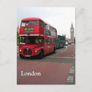 London Dubbla-decker Buss Personlig Vykort