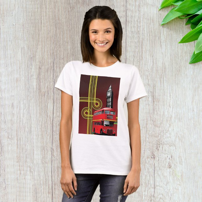 London Dubbla Decker Buss T-Shirt (Skapare uppladdad)
