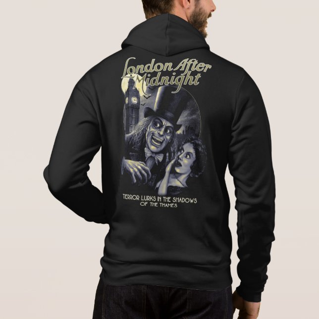 London Efter Midnight Classic Horror Hoodie T Shirt (Baksida)