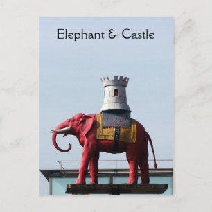 London Elephant & Castle Vykort