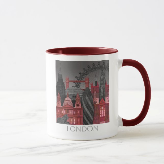 London Elevations by Night - Red Mugg (Höger)
