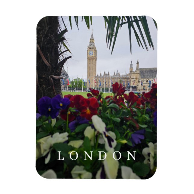 London Elizabeth Torn vaktelmagnet Magnet (Vertikal)