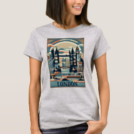 London England Art Deco T Shirt