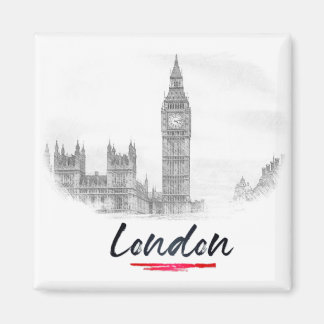 London - England - Big Ben Magnet