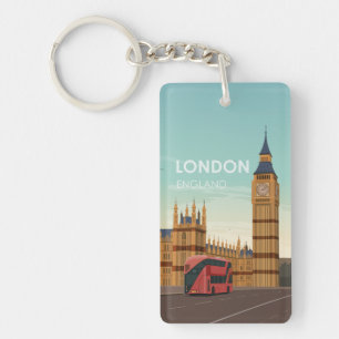 London England Big Ben Vintage resor Keychain