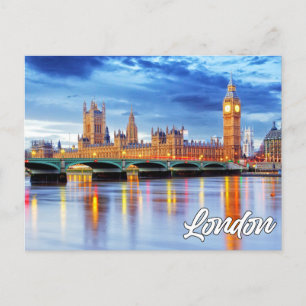 London, England Big Ben Vykort