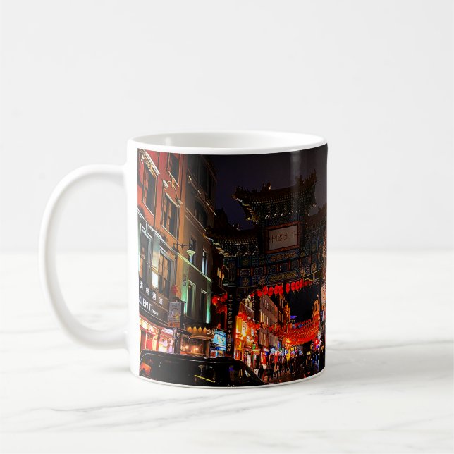 London, England Chinatown #1 Mugg (Vänster)