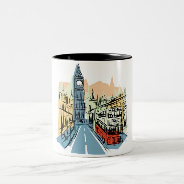 London England City Scape mugg (Center)