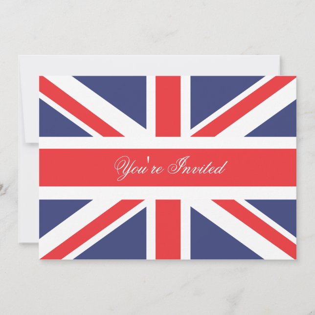 London England Corgi med kronapartyinbjudan Inbjudningar (Framsida)