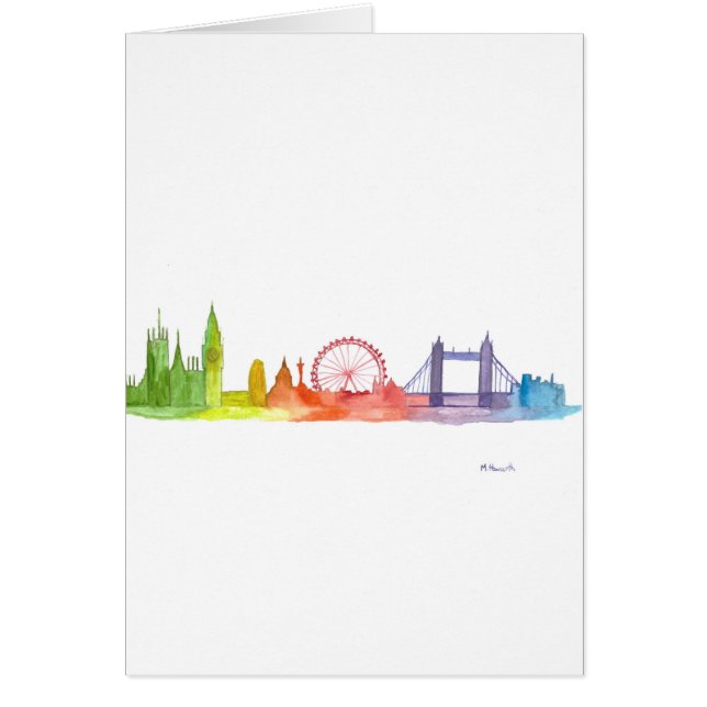 London England Hälsningskort (Framsidan)