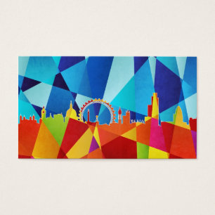 London England horisontCityscape Visitkort