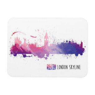 London England horisontstänk Magnet