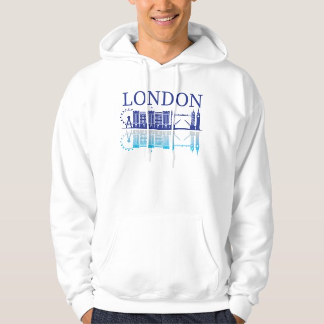 LONDON - ENGLAND IKONIC HOODIE (Framsida)