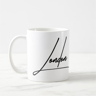 London England Ikonisk Huvudstad Souvenir Kaffemugg