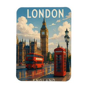 London England Kungliga Landmärken Thames Magnet