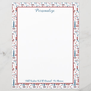 London England Landmarks Big Ben English Flagga