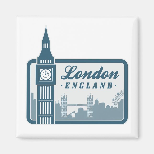 London England Magnet (Framsidan)