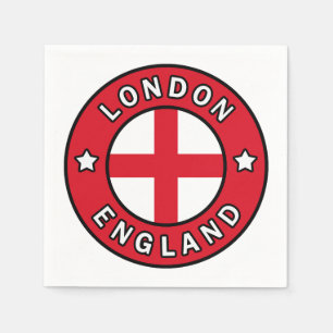 London England Pappersservett