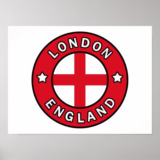 London England Poster (Framsidan)