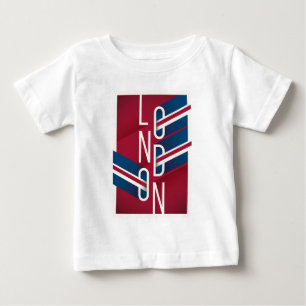 London England Retro illustrerad typografi Tee